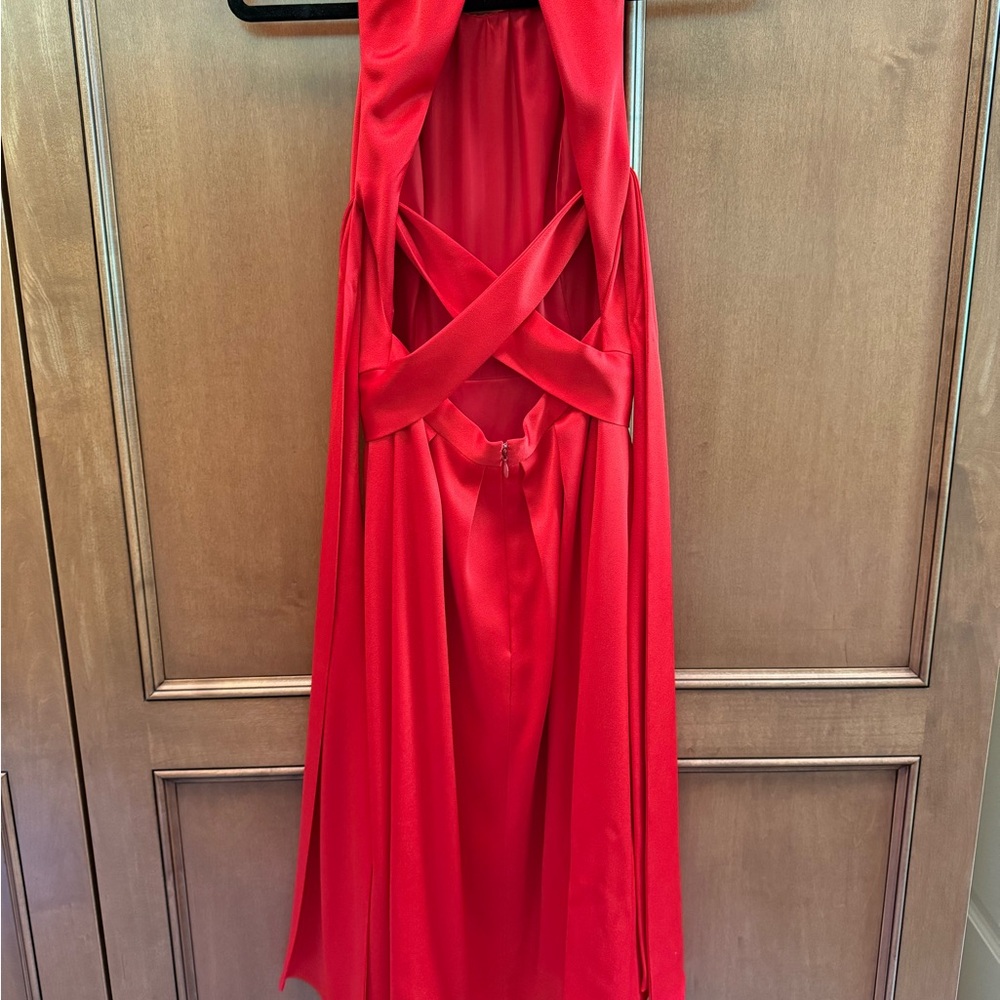 Celine Vibrant, Silky Red Dress - Stunning